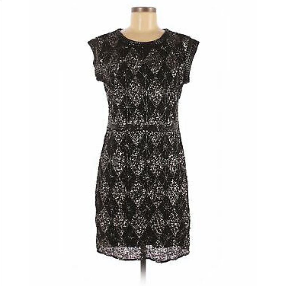 NWT Chelsea & Violet Beaded Black Dress Large